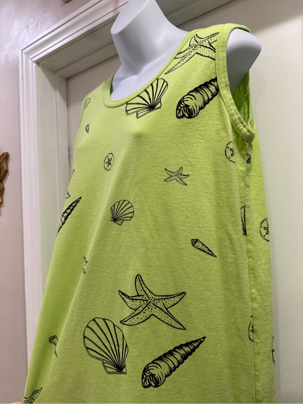 Casual & Main Resort Wear Lime Seashell Maxi Dress Size Medium 🐚 - Picture 4 of 11